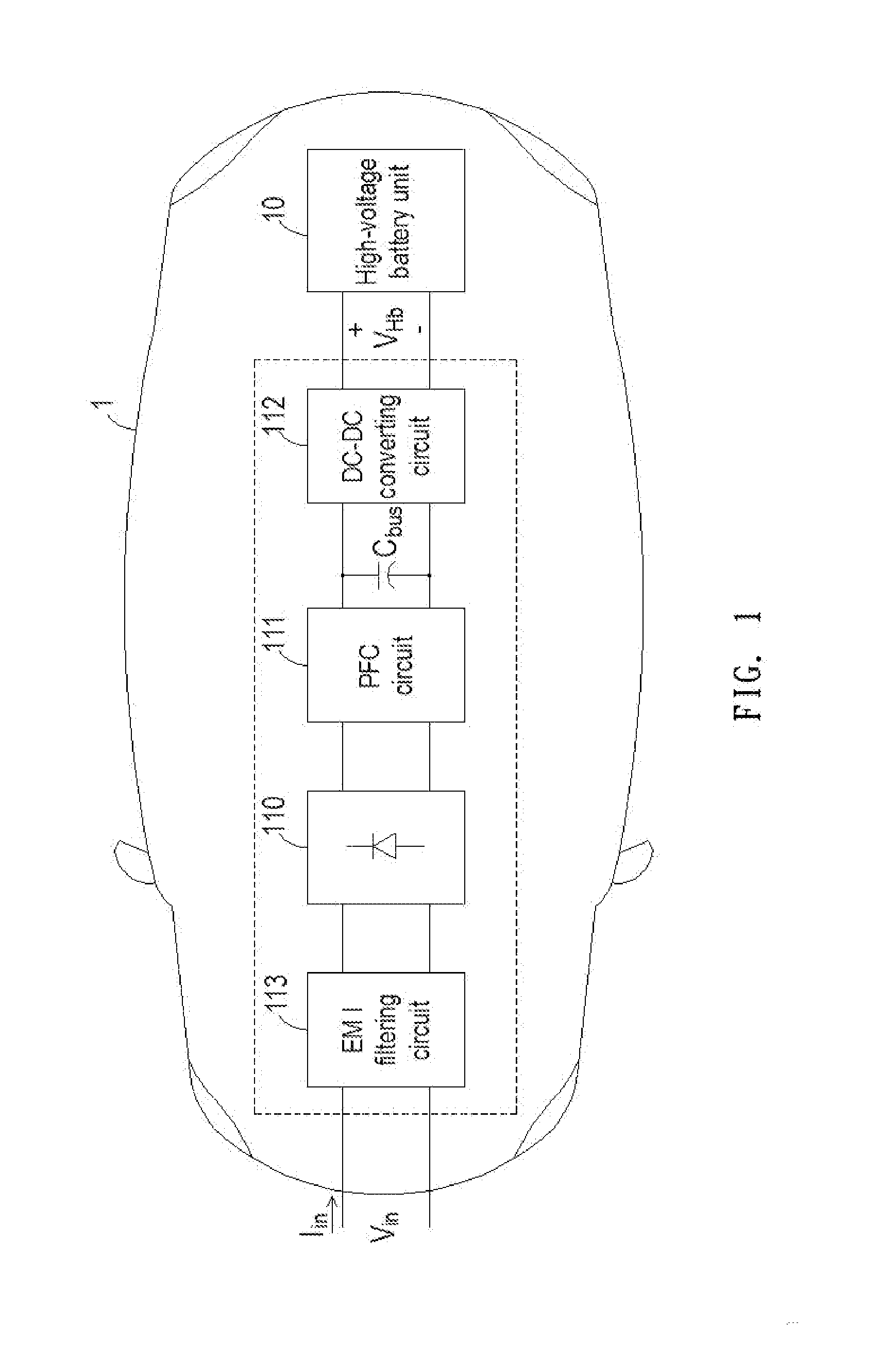 Battery charging apparatus for electric vehicle