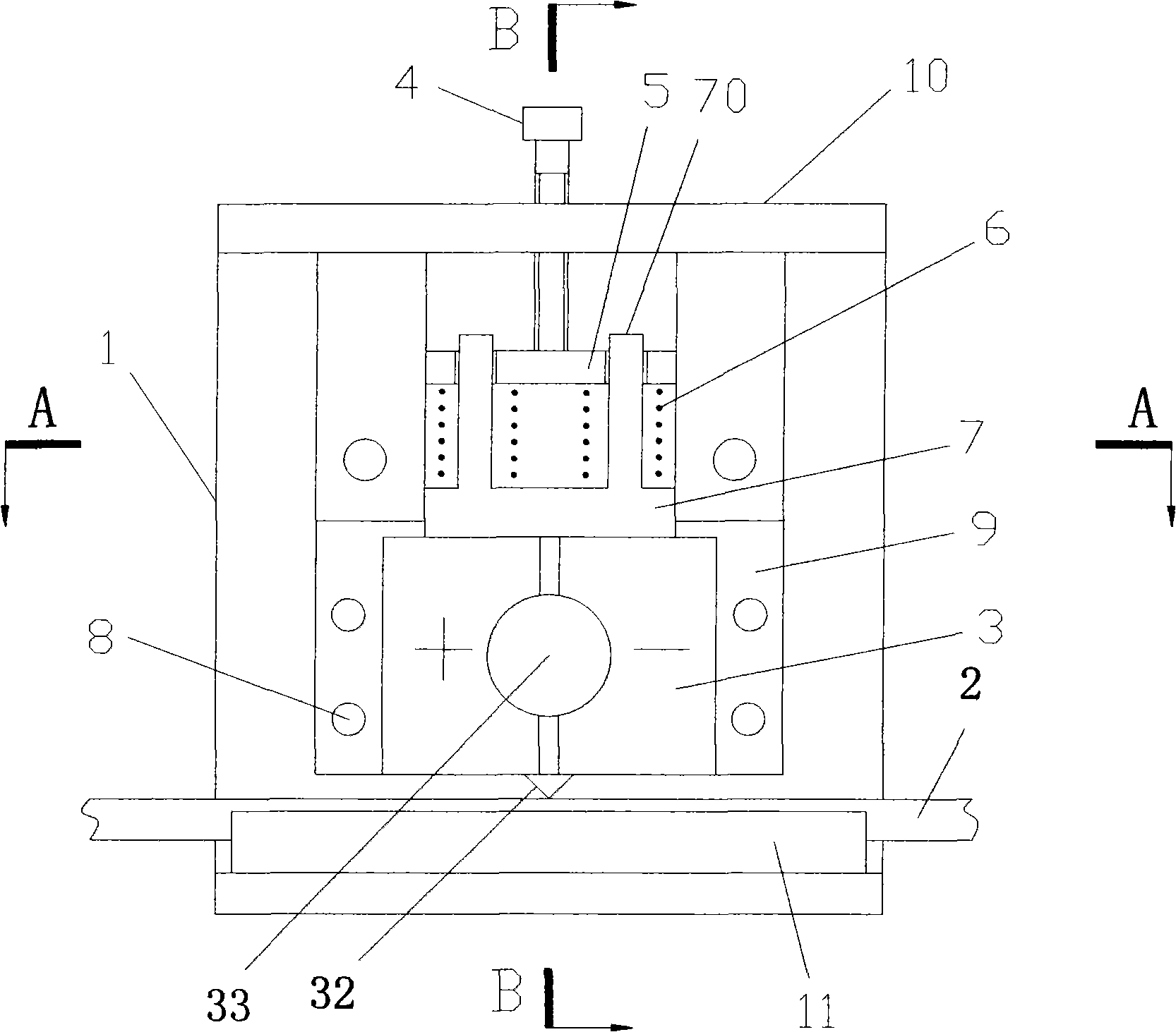 In-plane buckling composite mode thin type straight line ultrasound electric motor