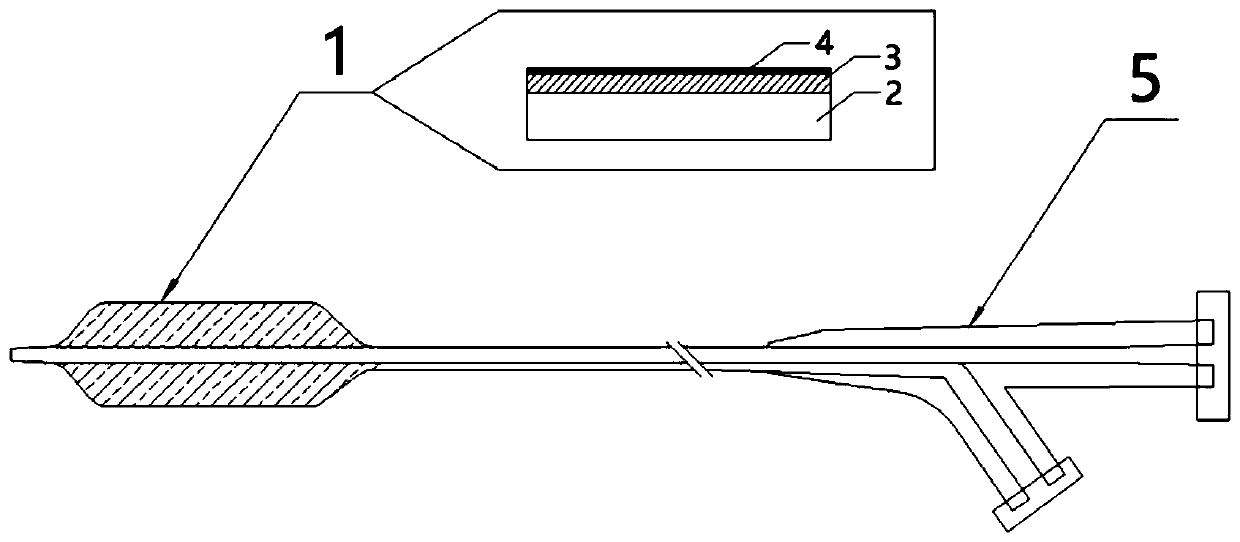 Surface-drug-loading vertebroplasty dilatation balloon and preparation method thereof