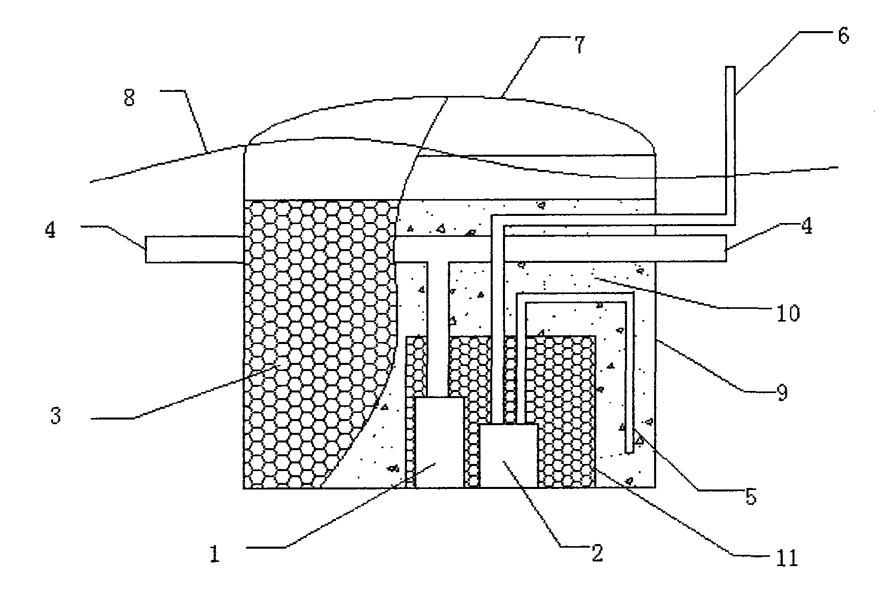 Domestic sewage treatment machine