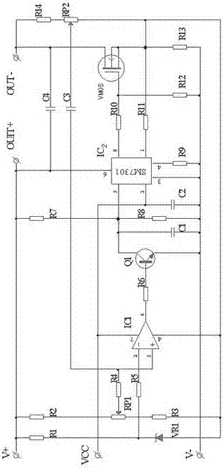 pwm ripple processing and constant current control circuit