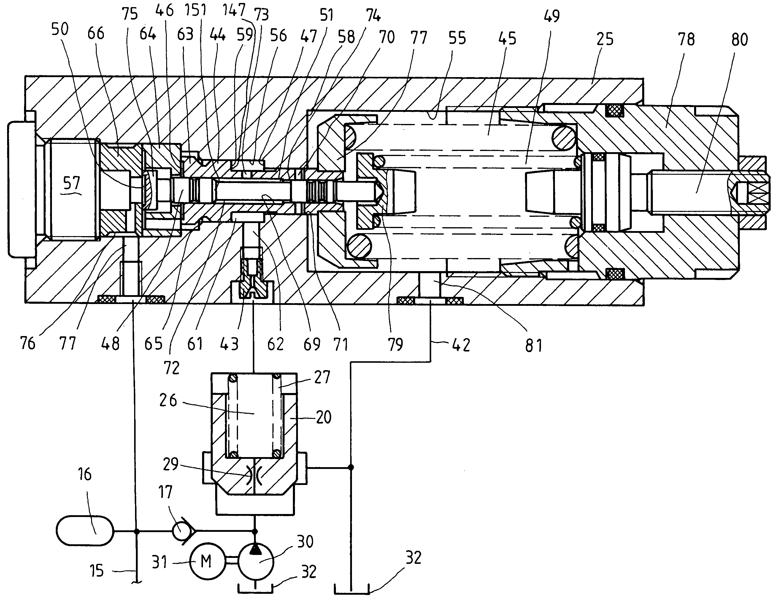 Pilot-operated pressure shut-off valve