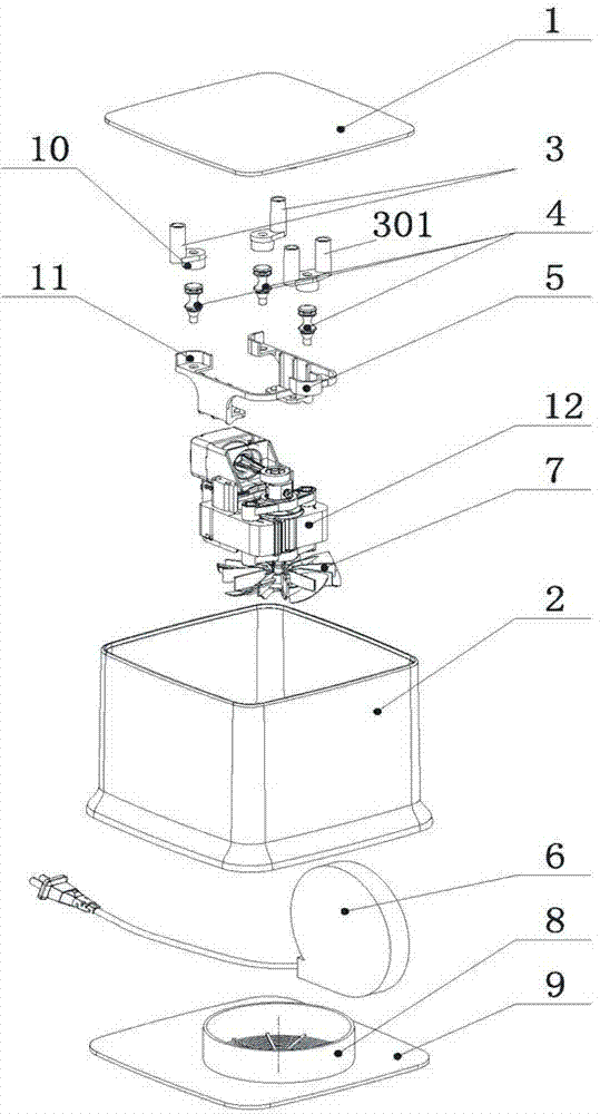 Compression type atomizer