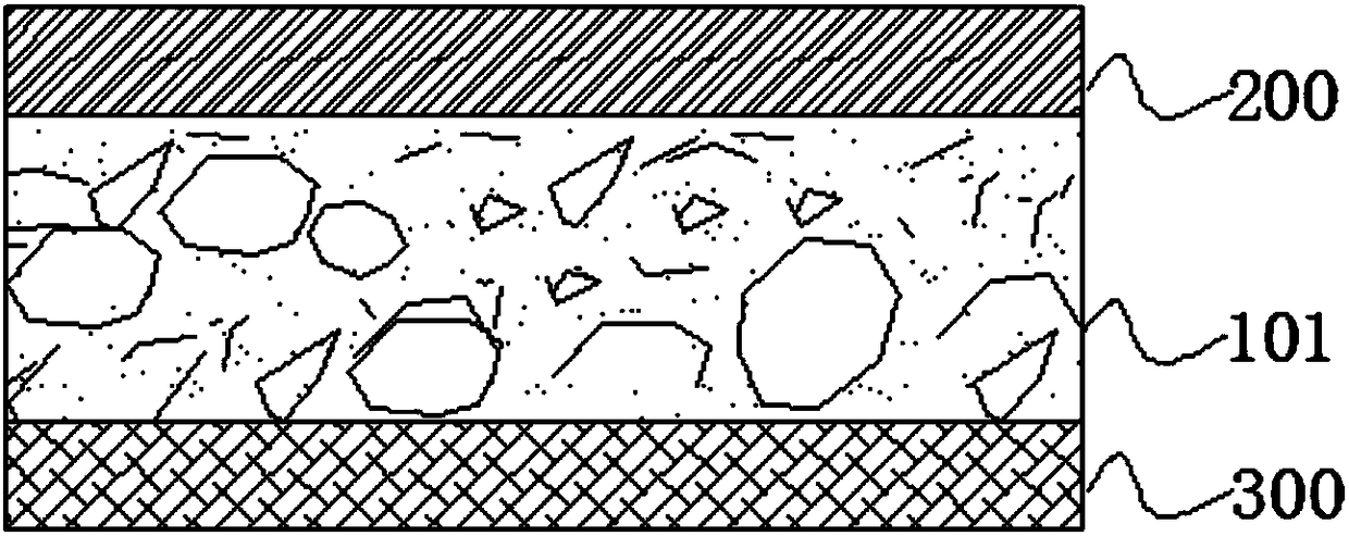 Special-shaped metal particle electric-conduction adhesive film and production method thereof