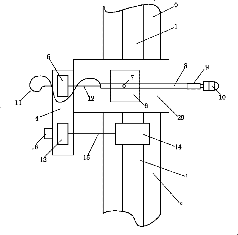 Guide rail slipping type anti-pirate oil atomizing mechanism