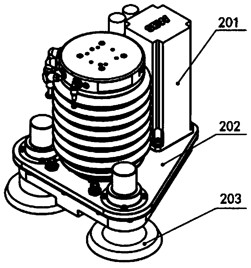 Dual grinding and polishing unit for robot end