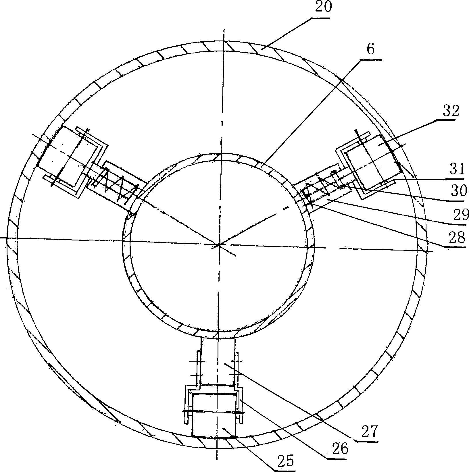 Hydraulic pipeline inner butt-jointing device