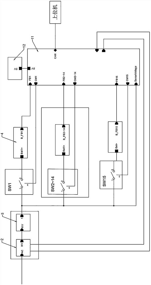 A lithium battery charging circuit and pcb board