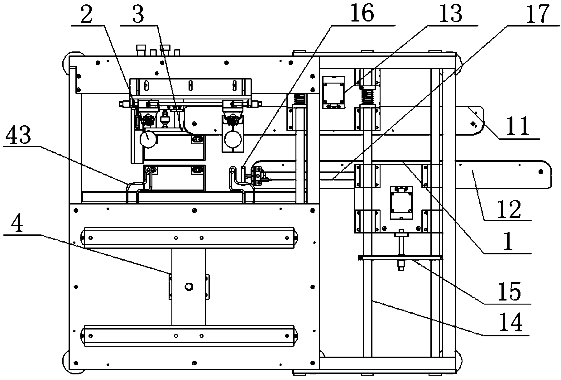 Solder-wire-free high-frequency automatic welding method for storage battery connecting piece