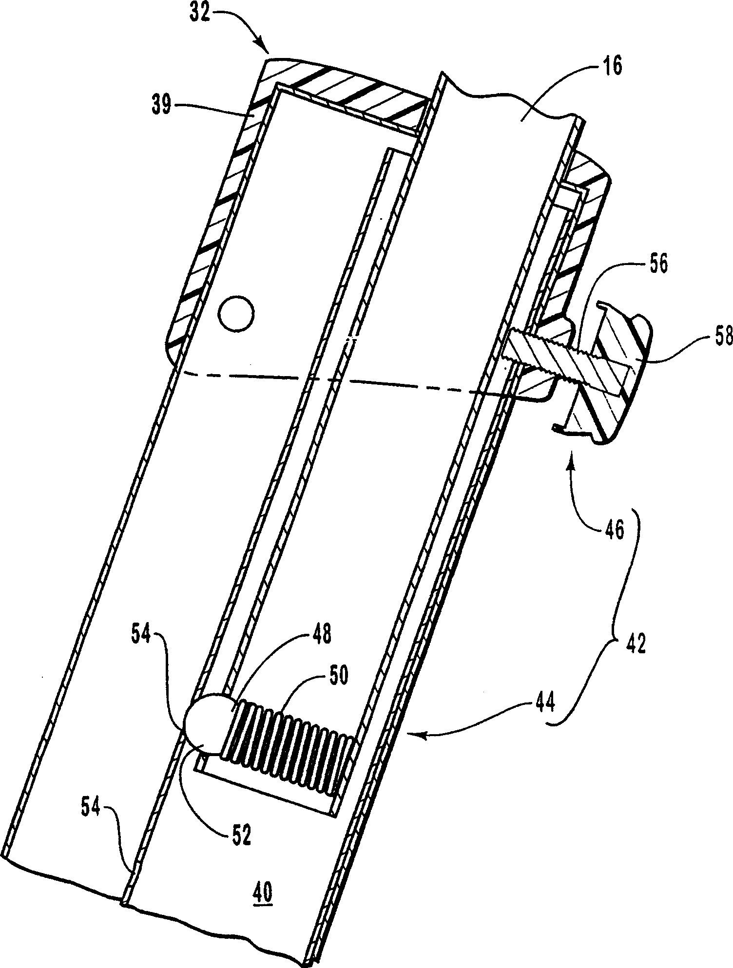 Folding treadmill