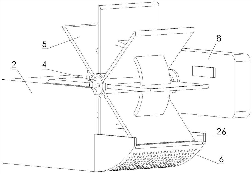 River sewage draining exit water quality filtering device