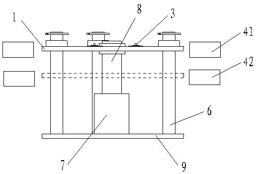 Machining method for forming holes in peripheral surface of housing of timing gear and special combination drilling machine for machining method