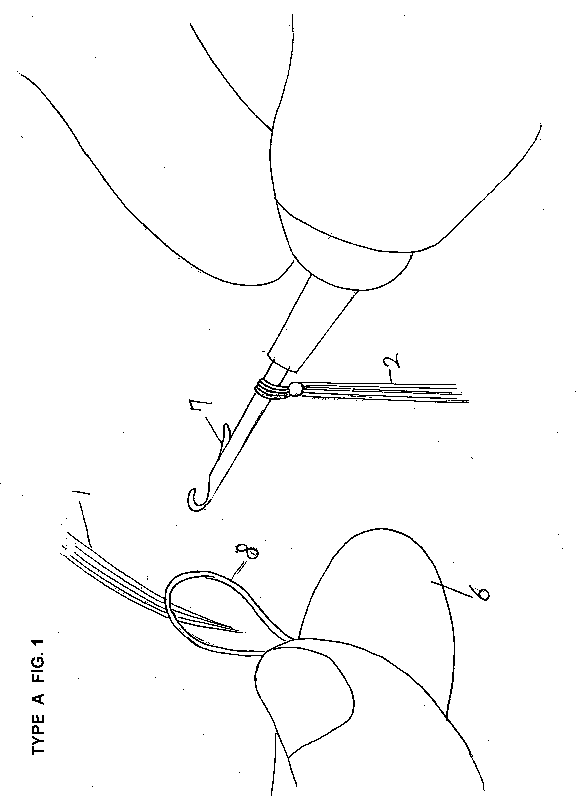 Extension hair production