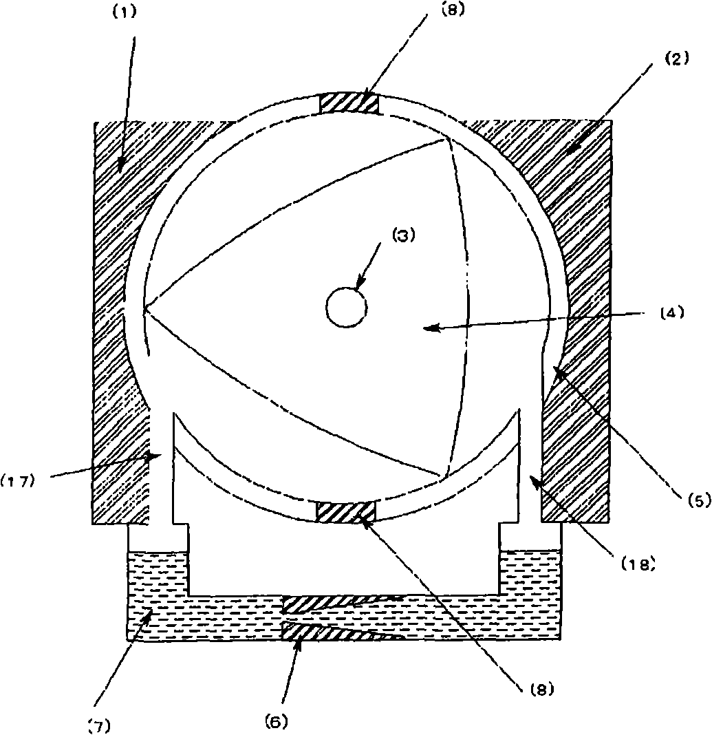 Rotary heat engine