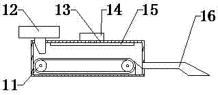 Impurity removal mechanical equipment with drying function for metallurgical mining