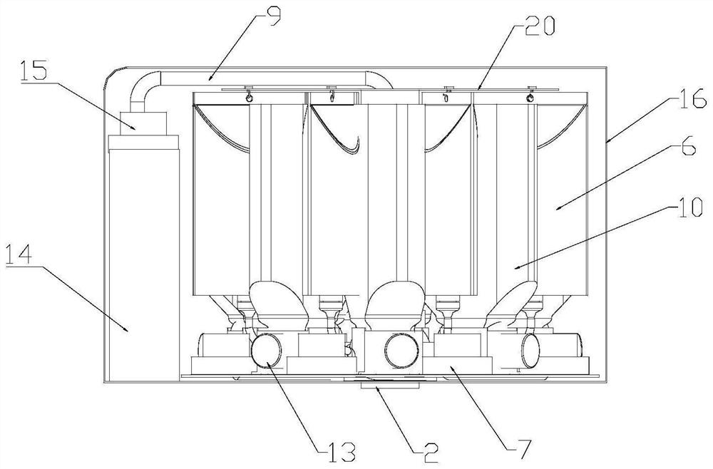 Automatic seasoning adding device of automatic cooker