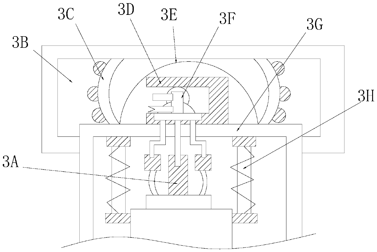 Floating slab track vibration isolation system based on node network pressure of electromagnetic suspension sliding shuttle