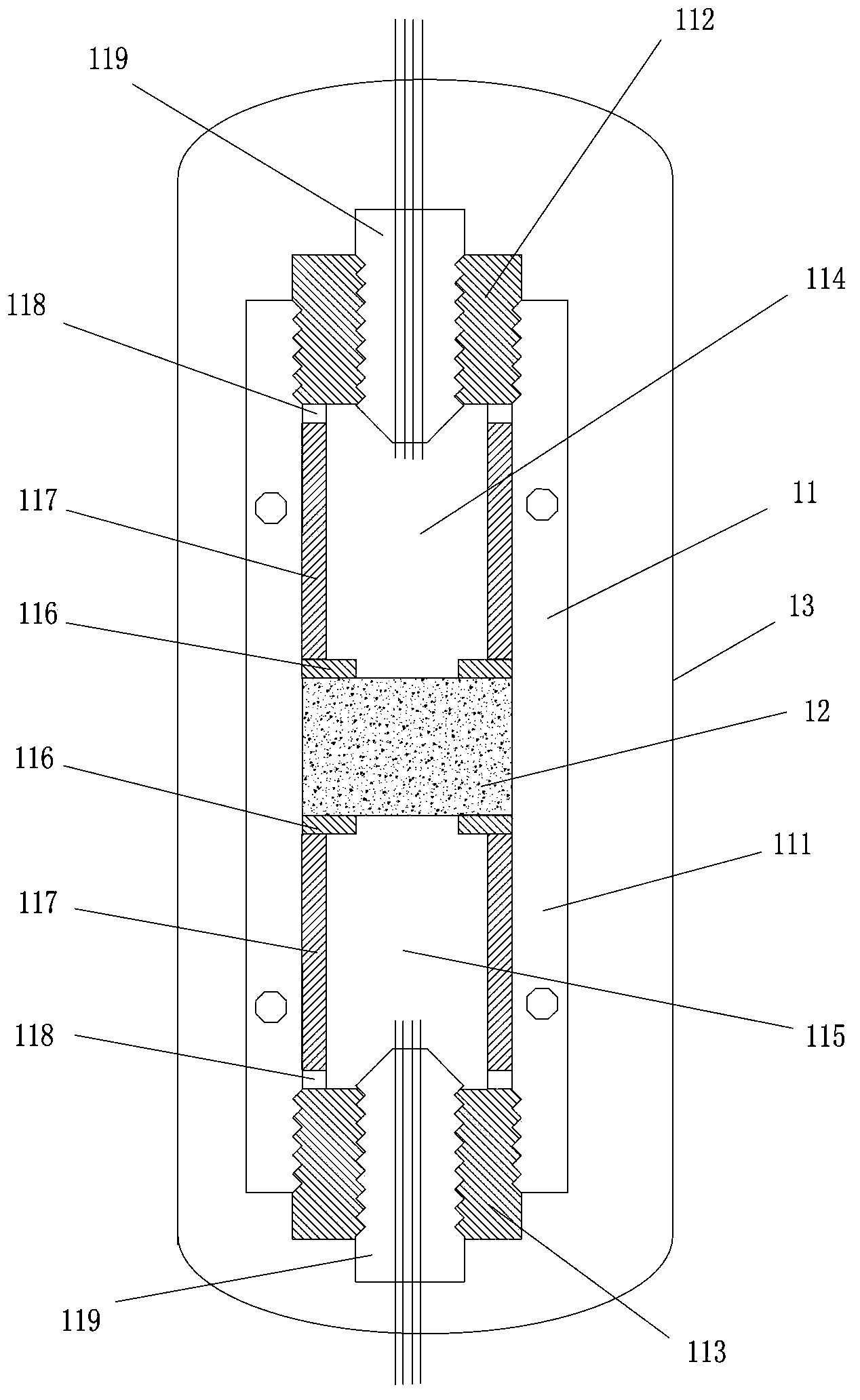 Experimental facility and experimental method for evaluating steam reforming feature of reservoir rock