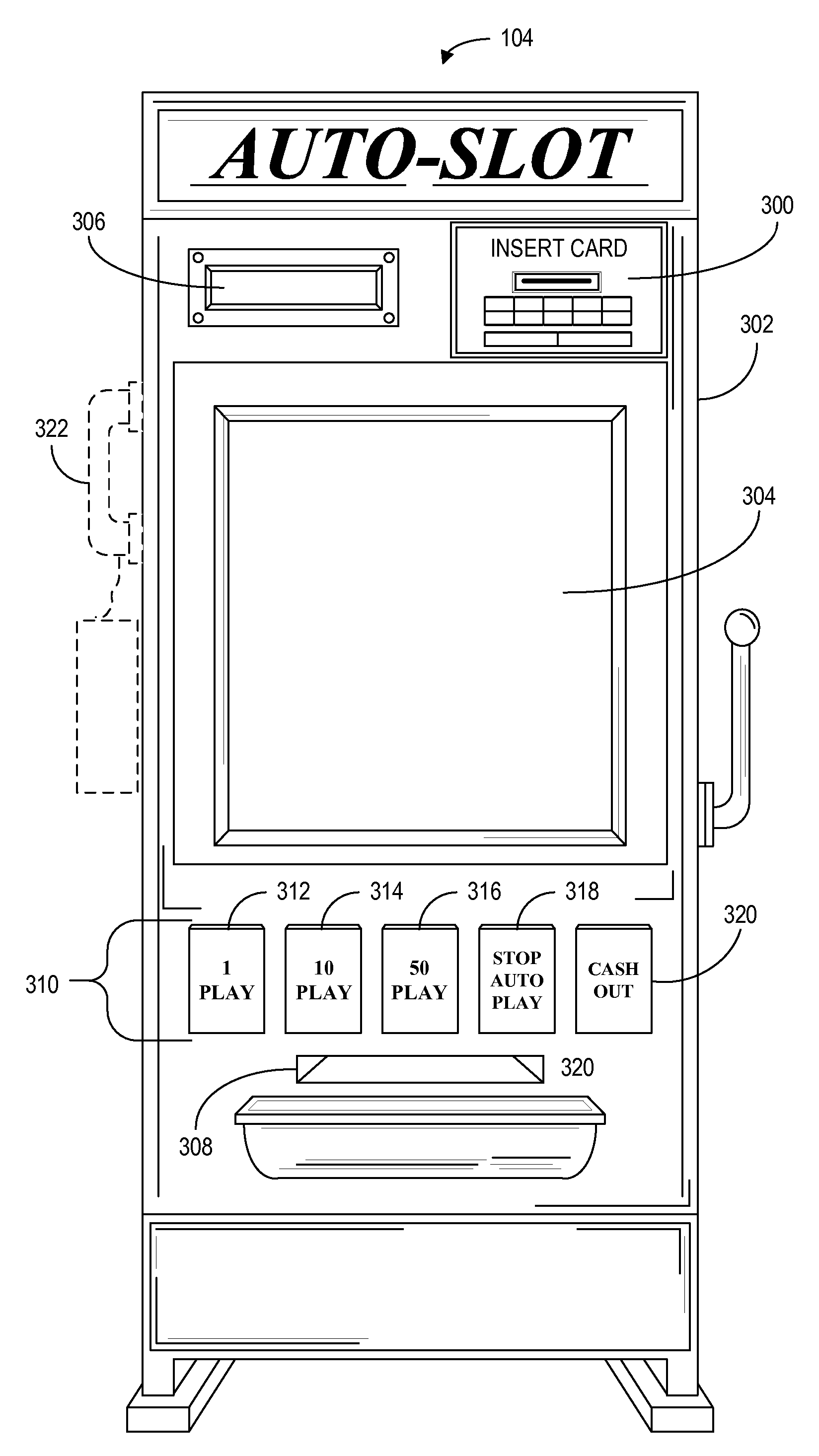 Method and apparatus for automatically operating a game machine