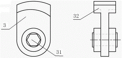 Crescent connecting assembly