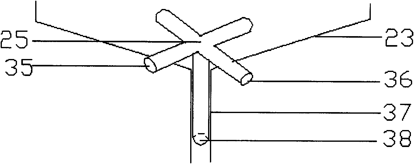 Manual preparation device of kidney dialysis liquid