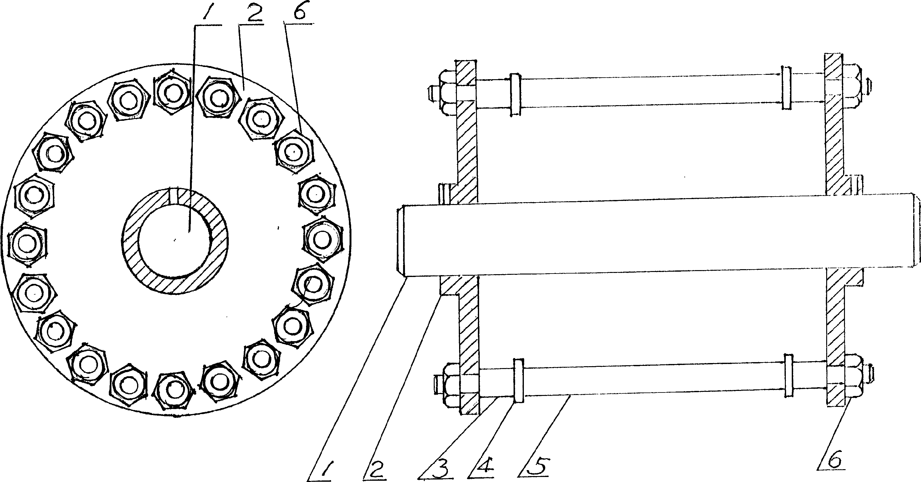 Green wind force power generating and hydrogen producing apparatus