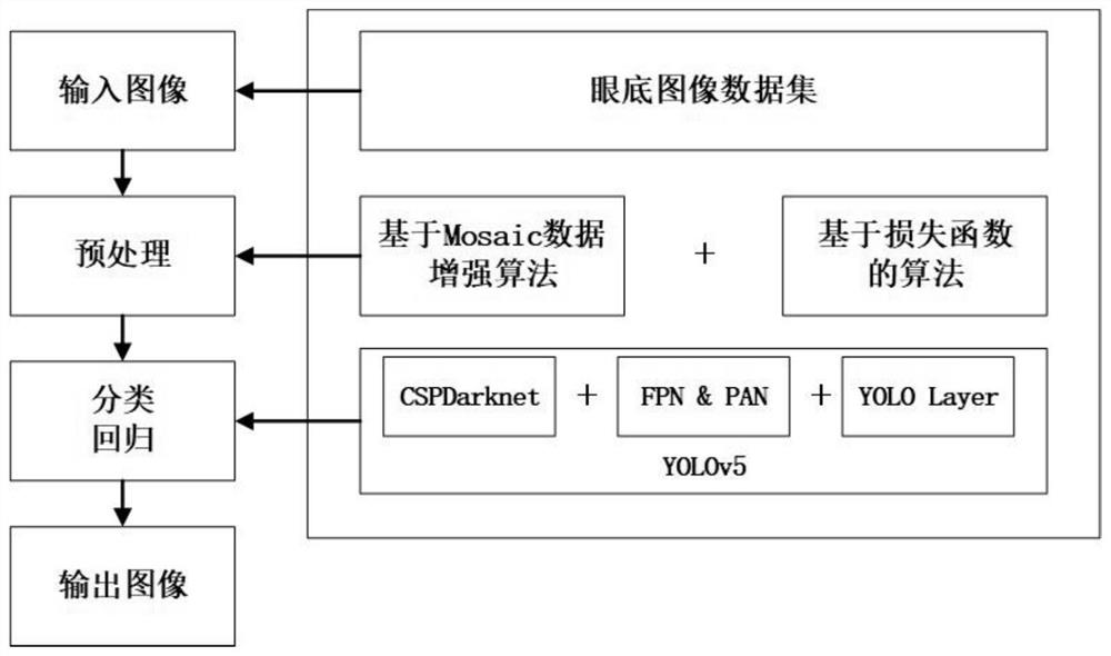 Focus image classification and identification method based on fundus image