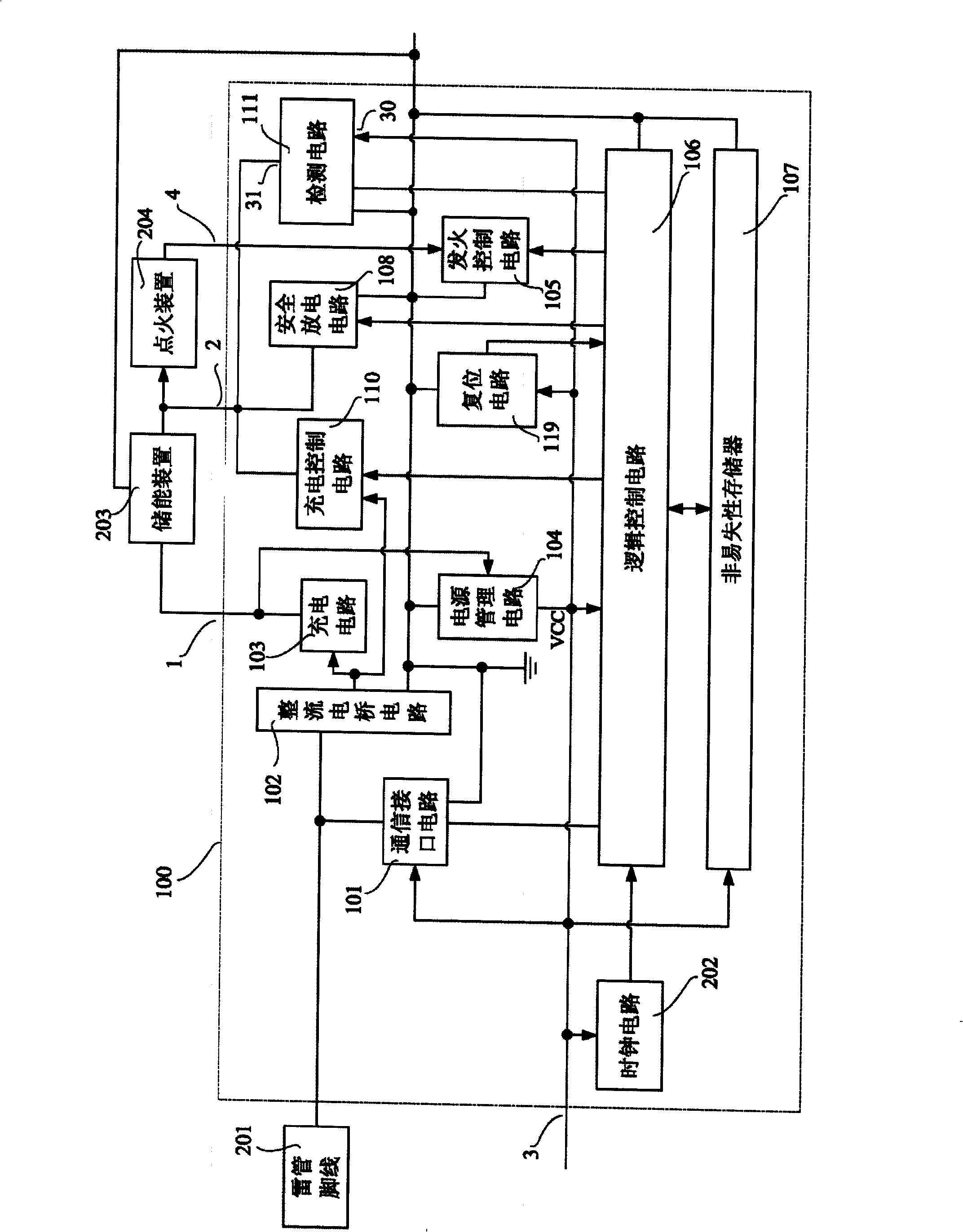 Electronic detonator control chip and its connection reliability checking method