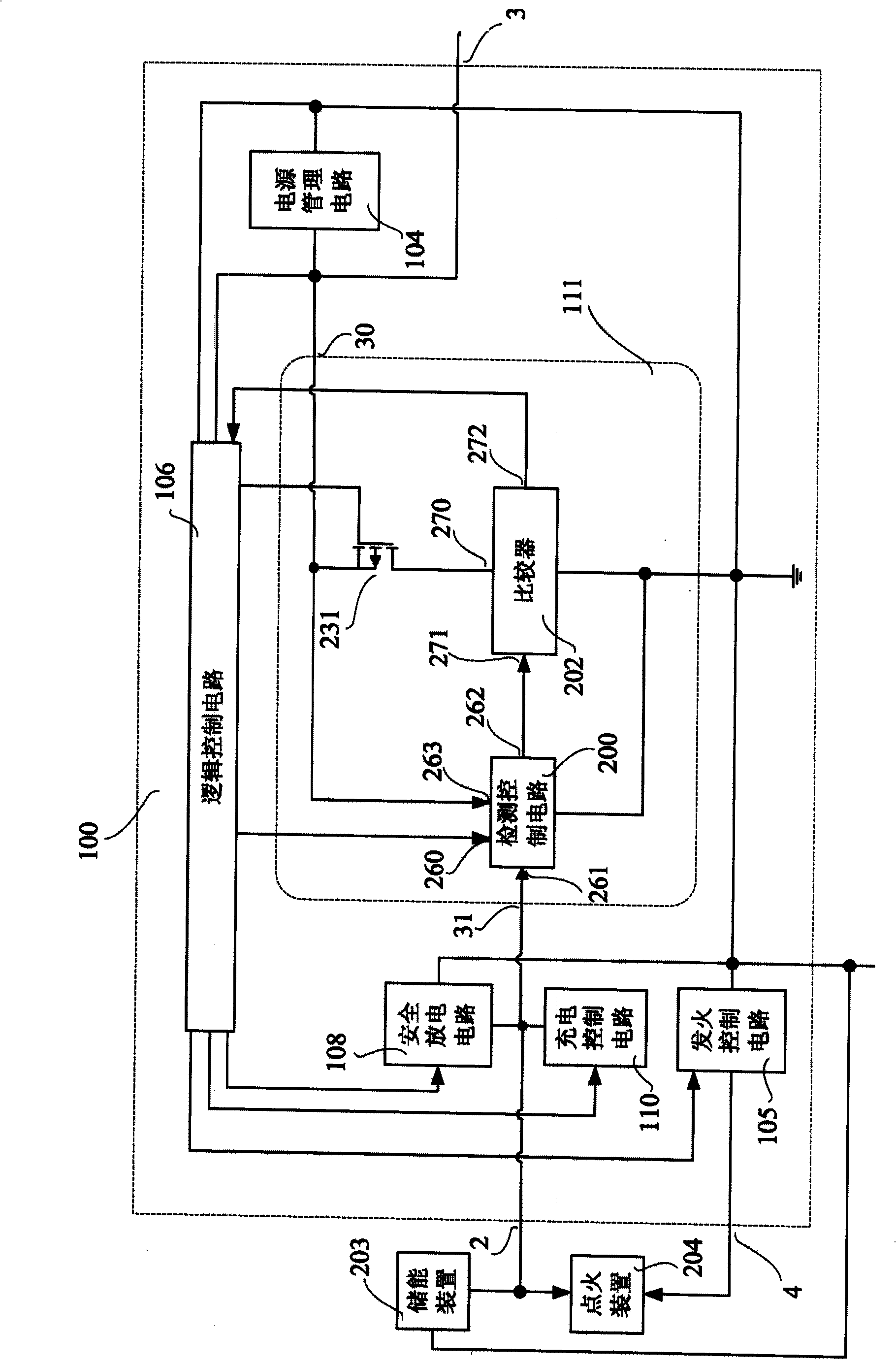 Electronic detonator control chip and its connection reliability checking method