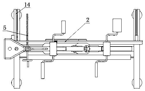 Limb rehabilitation training device with striking force function for medical care