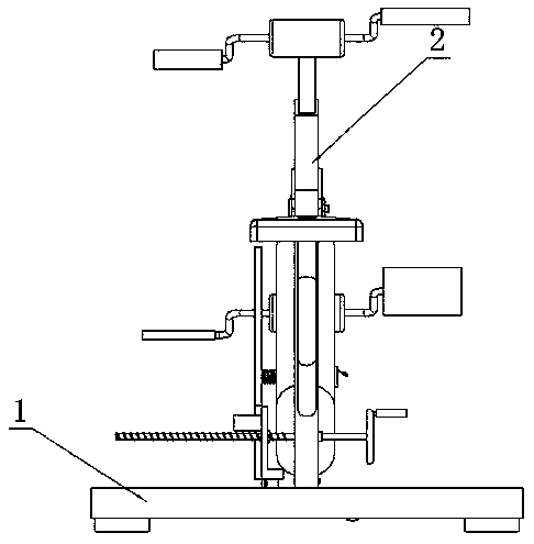 Limb rehabilitation training device with striking force function for medical care