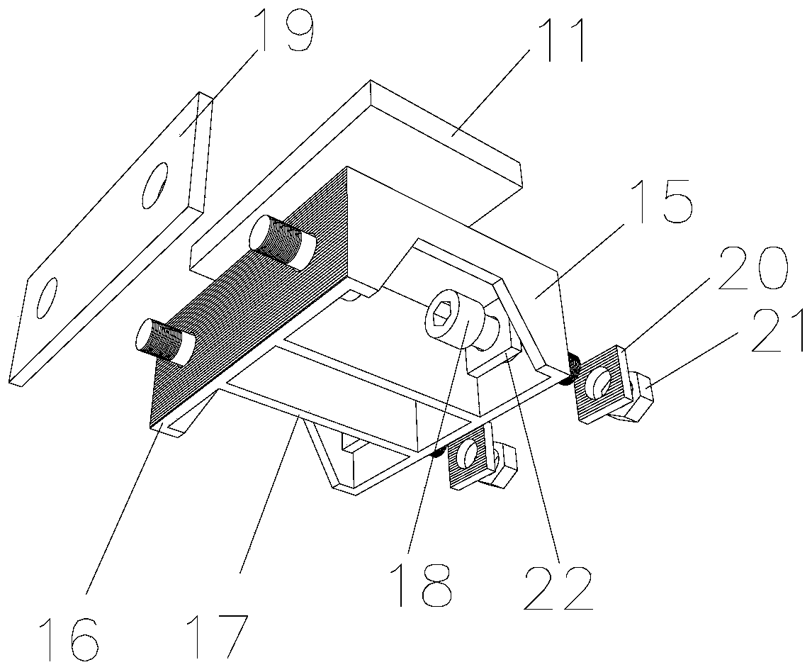 Connecting structure of prefabricated column and superposed beam as well as construction method of connecting structure