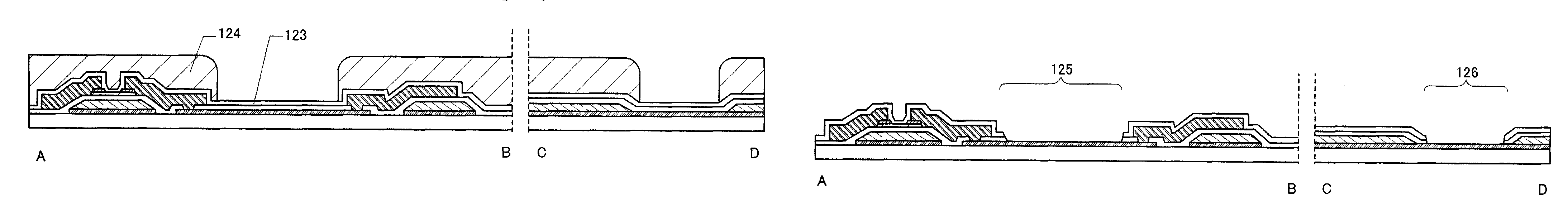 Method for manufacturing an LCD device employing a reduced number of photomasks