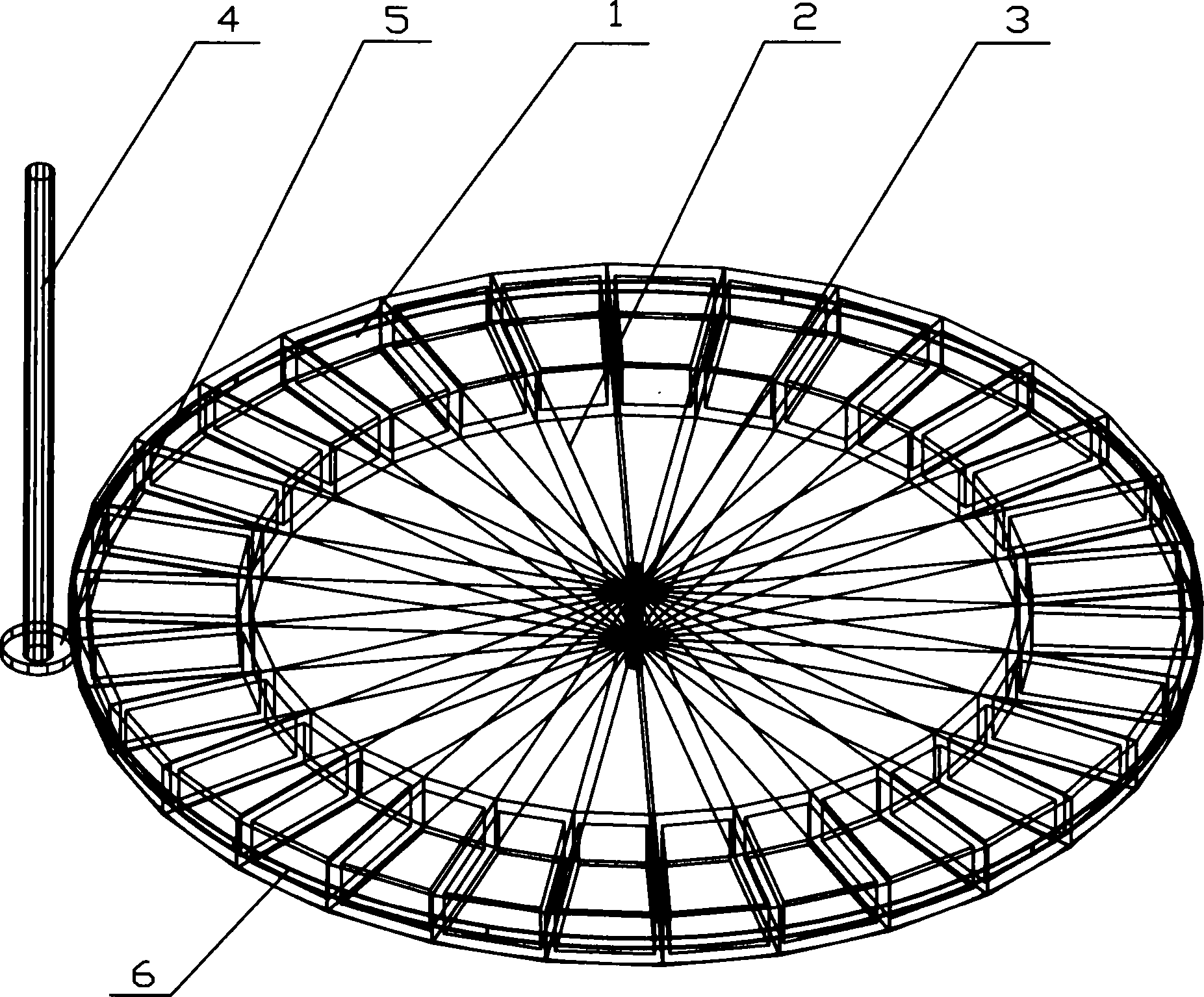 Novel structure prestressed architecture