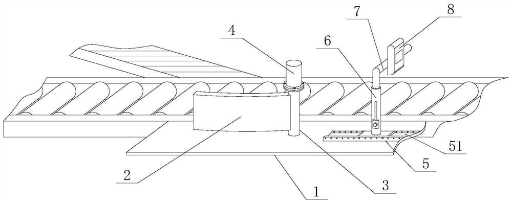 An intelligent sorting device for shoe sole processing line