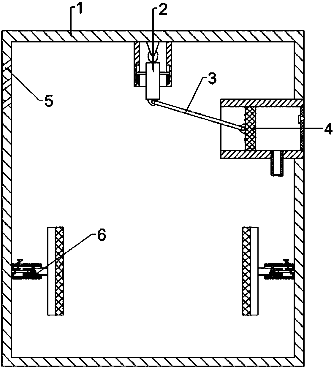 Electric automation heat dissipation type electric cabinet with positioning function