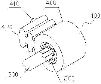 Novel dry type small-size high-voltage rectification transformer structure