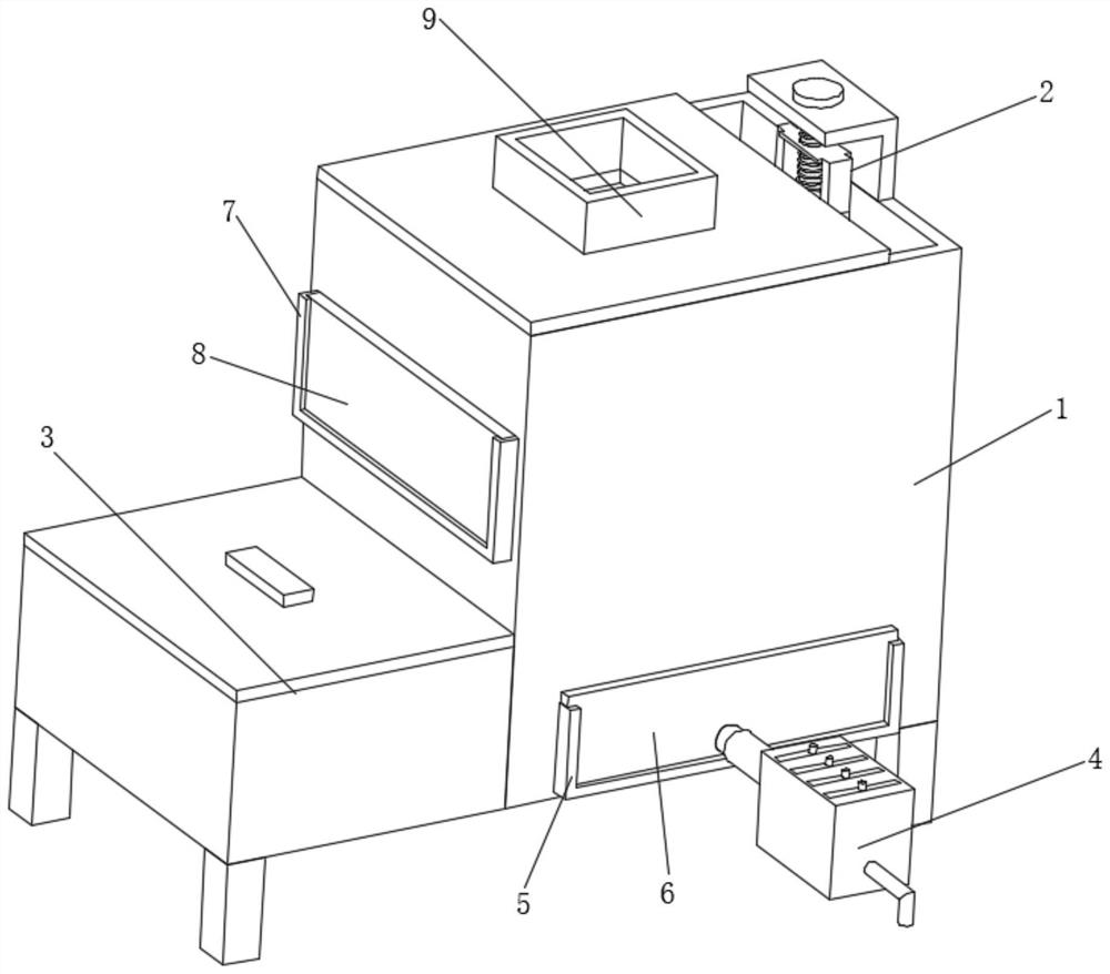 Solid-liquid separation device and separation method for domestic sewage treatment