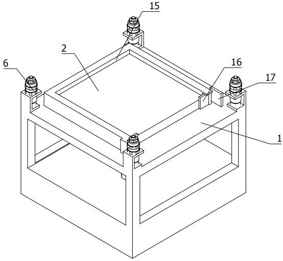 A kind of aluminum substrate foil plate pressing device