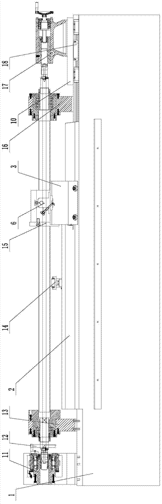 High-speed screw and screw pair comprehensive examination test bed