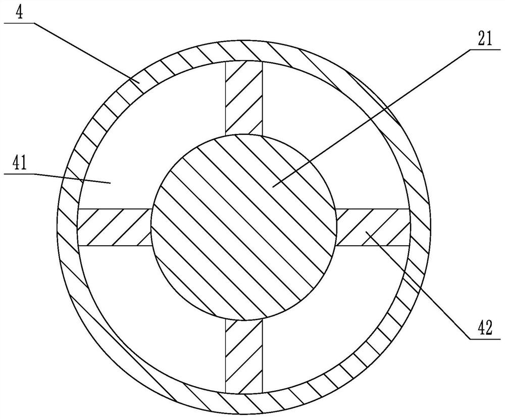 An evaporation chamber for a single-effect external circulation concentrator