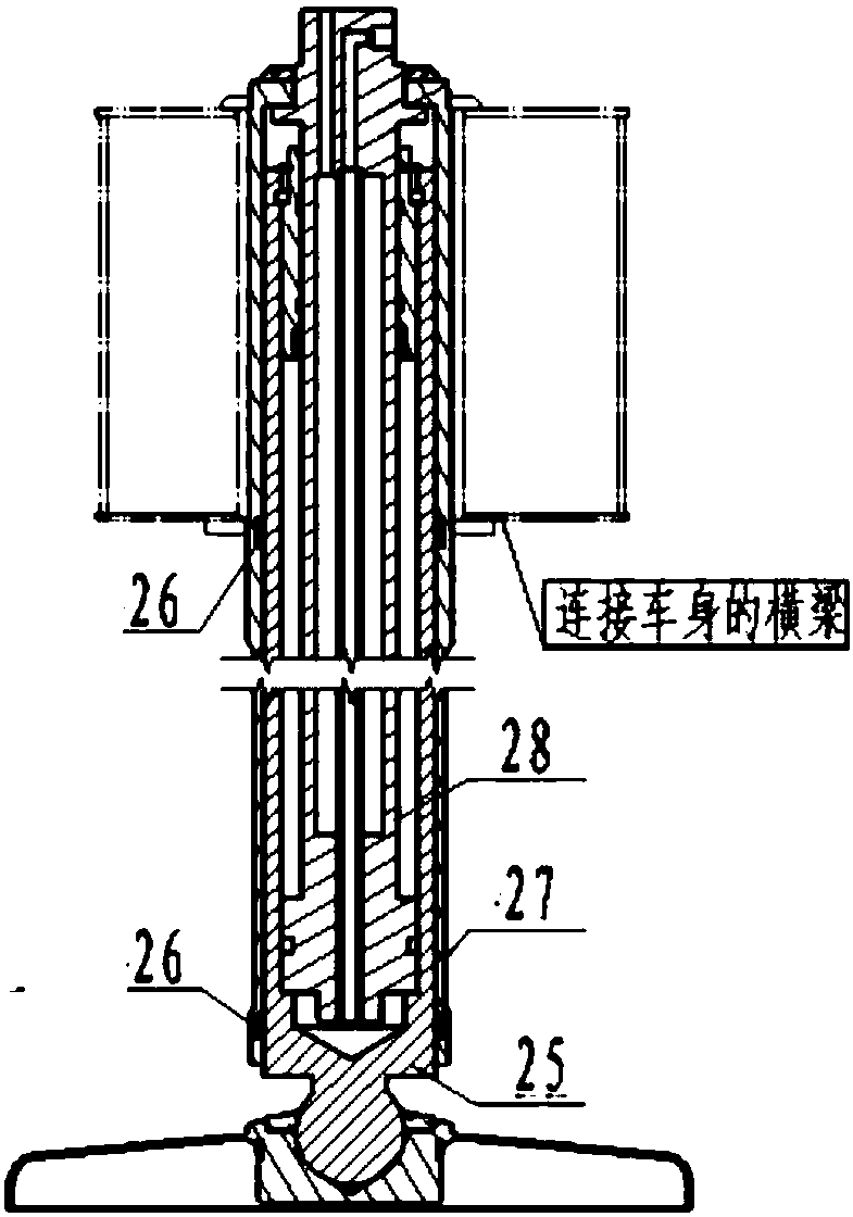 Hydraulic support leveling system for vehicle