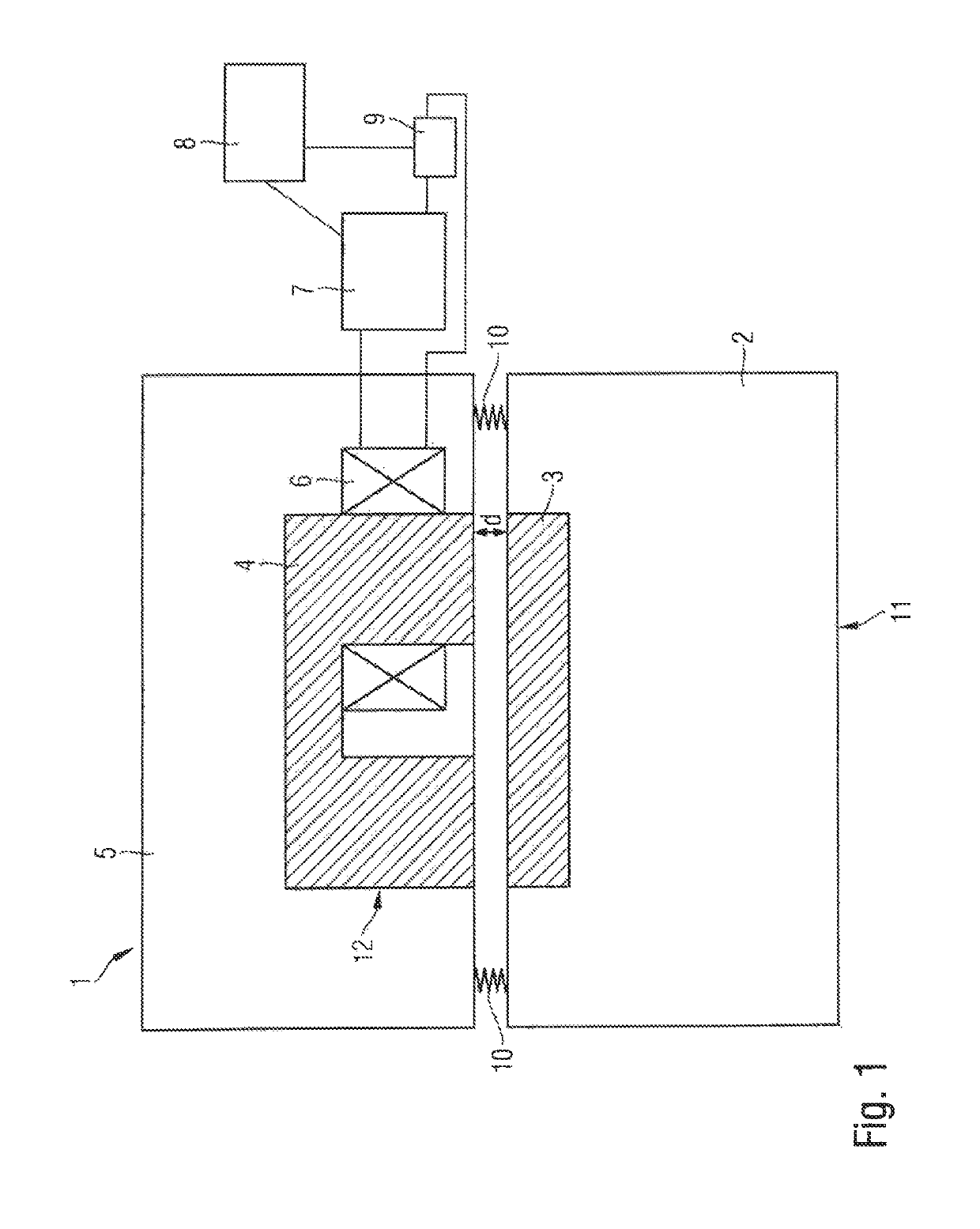 Control member with electronic evaluation of the haptic feedback