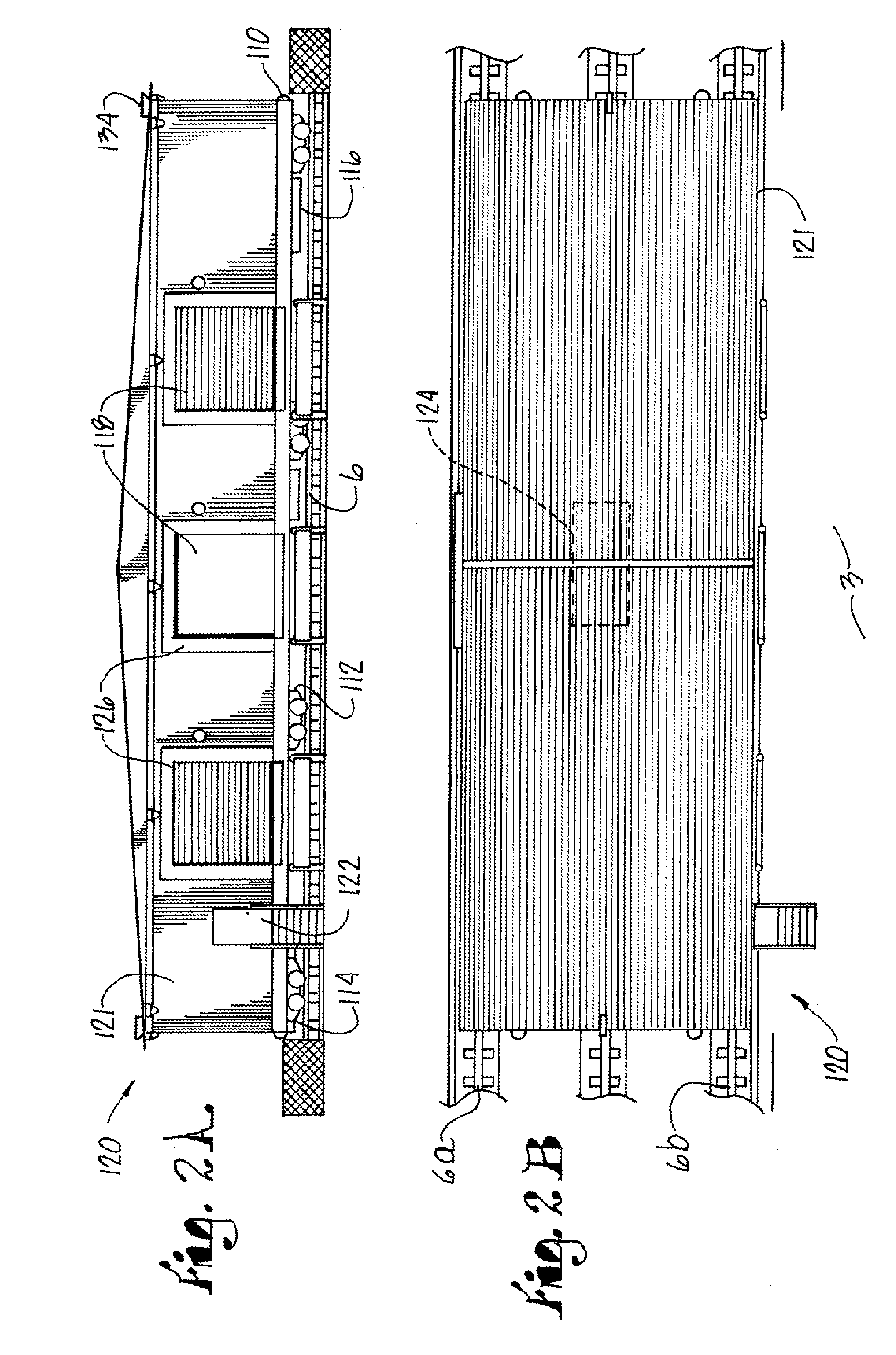 Cargo transfer system using a palletized rack