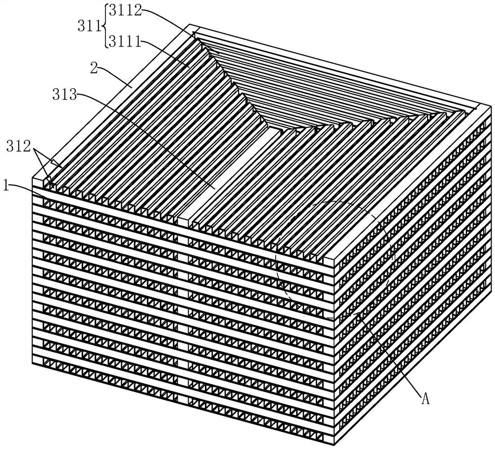 Heat exchanger with ozone conversion and high-temperature precooling functions