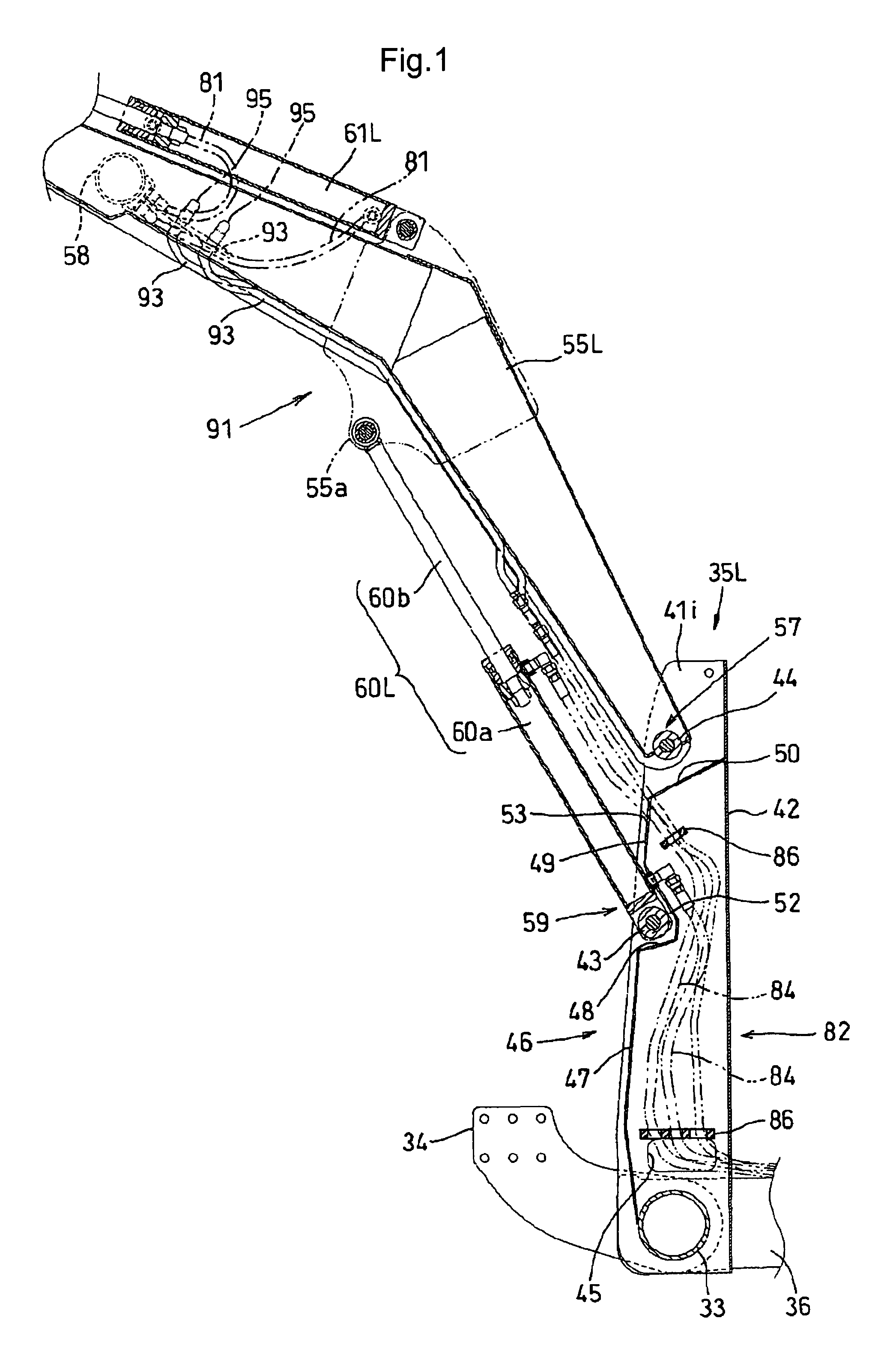 Loader work apparatus