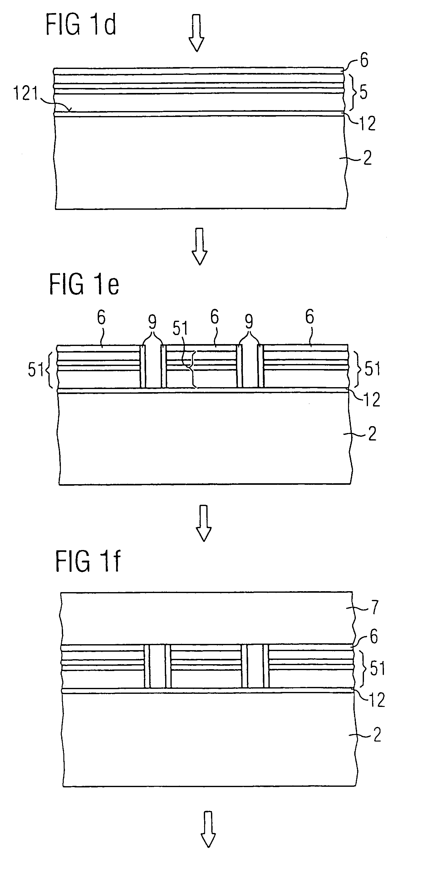 Method for the production of semi-conductor chips