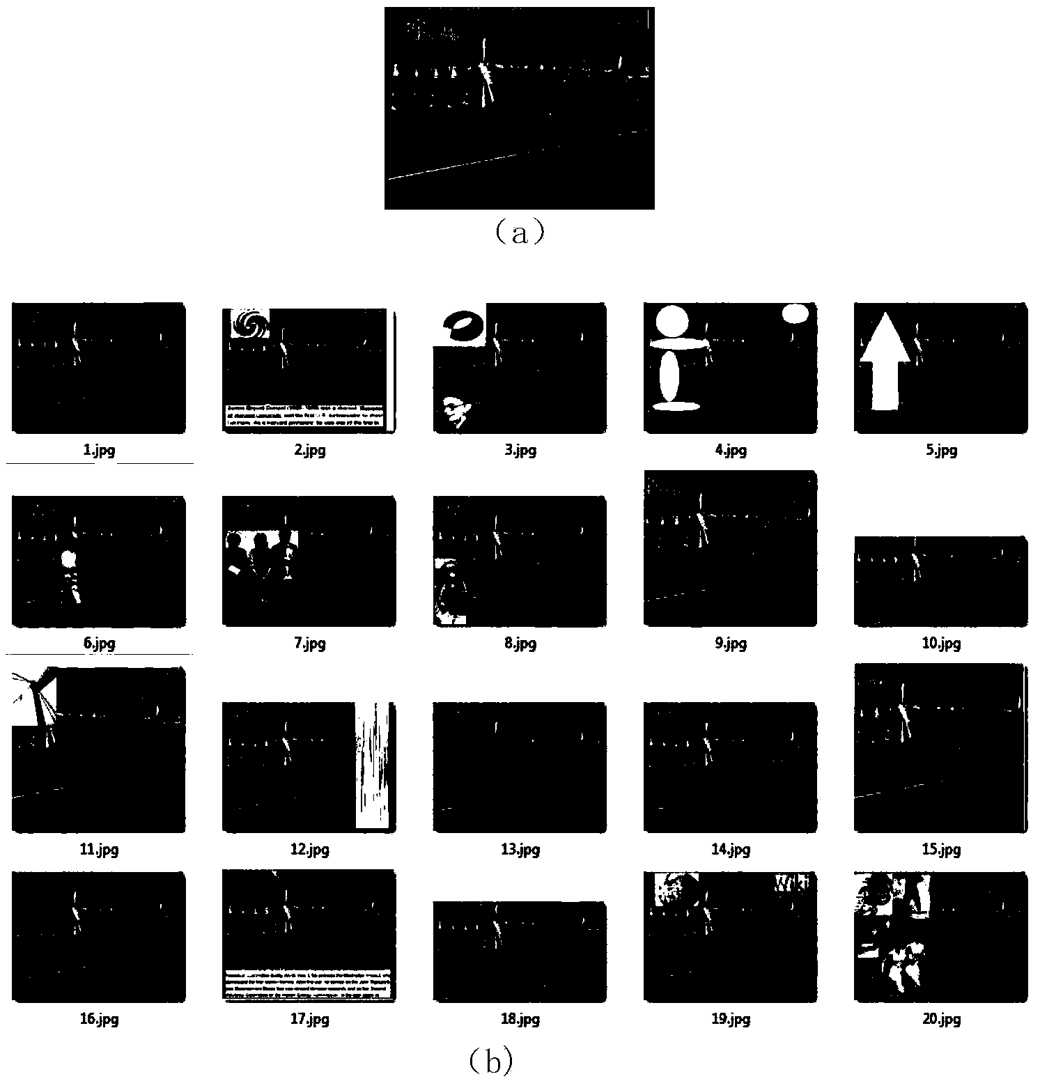 Video fingerprint detecting and video sequence matching method and system based on visual features