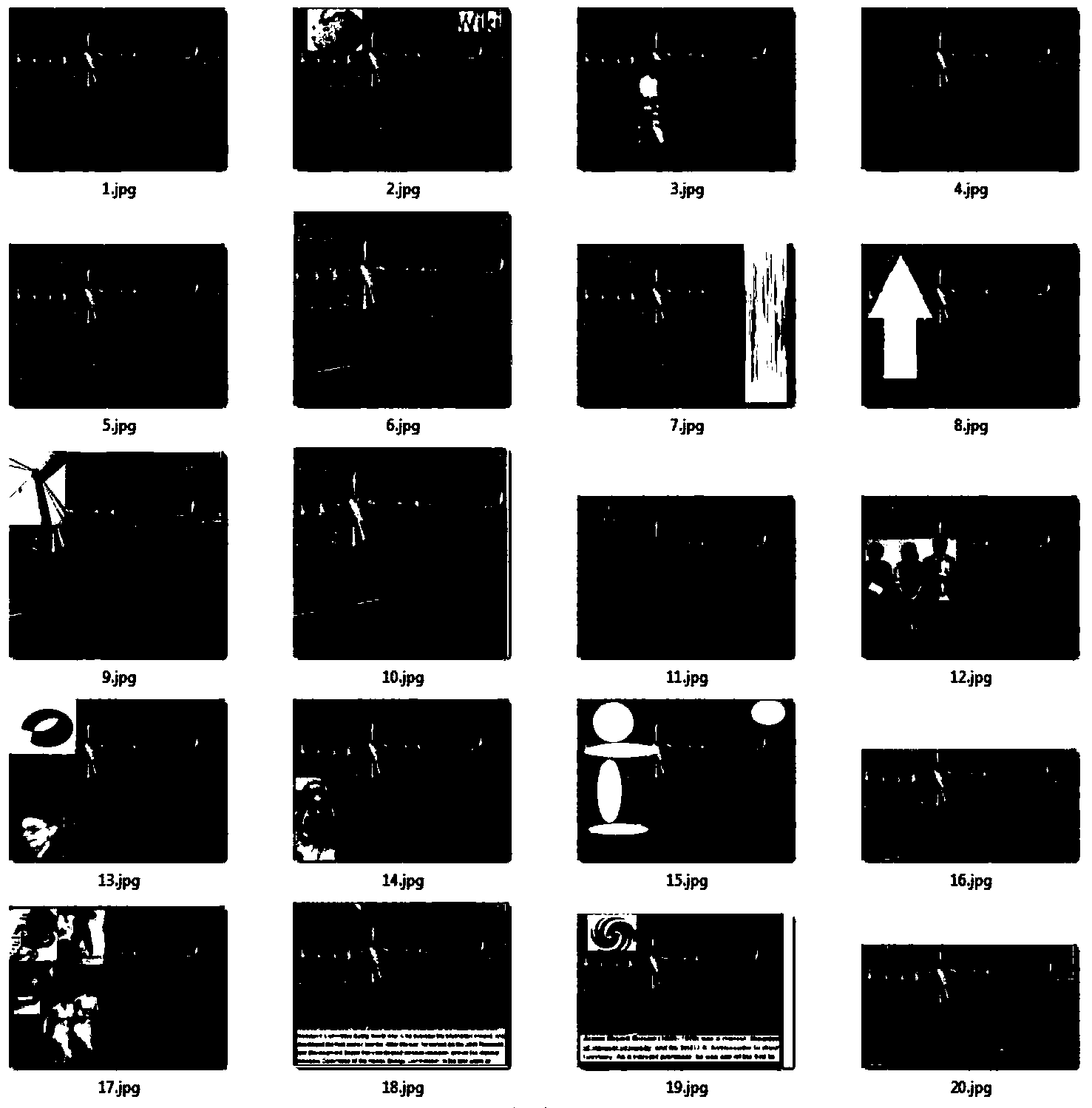 Video fingerprint detecting and video sequence matching method and system based on visual features