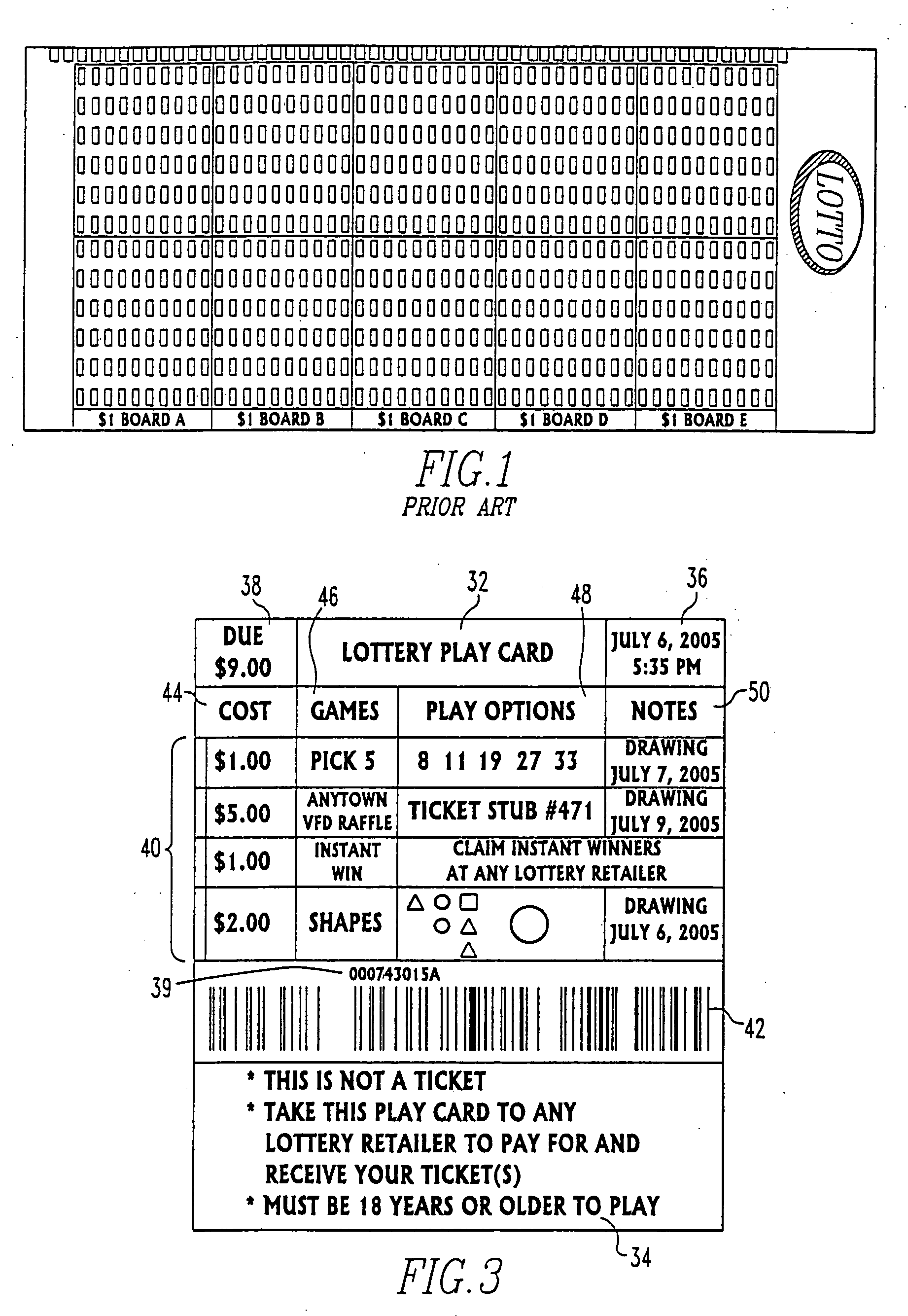 Method and system for marketing and game selection for lottery products